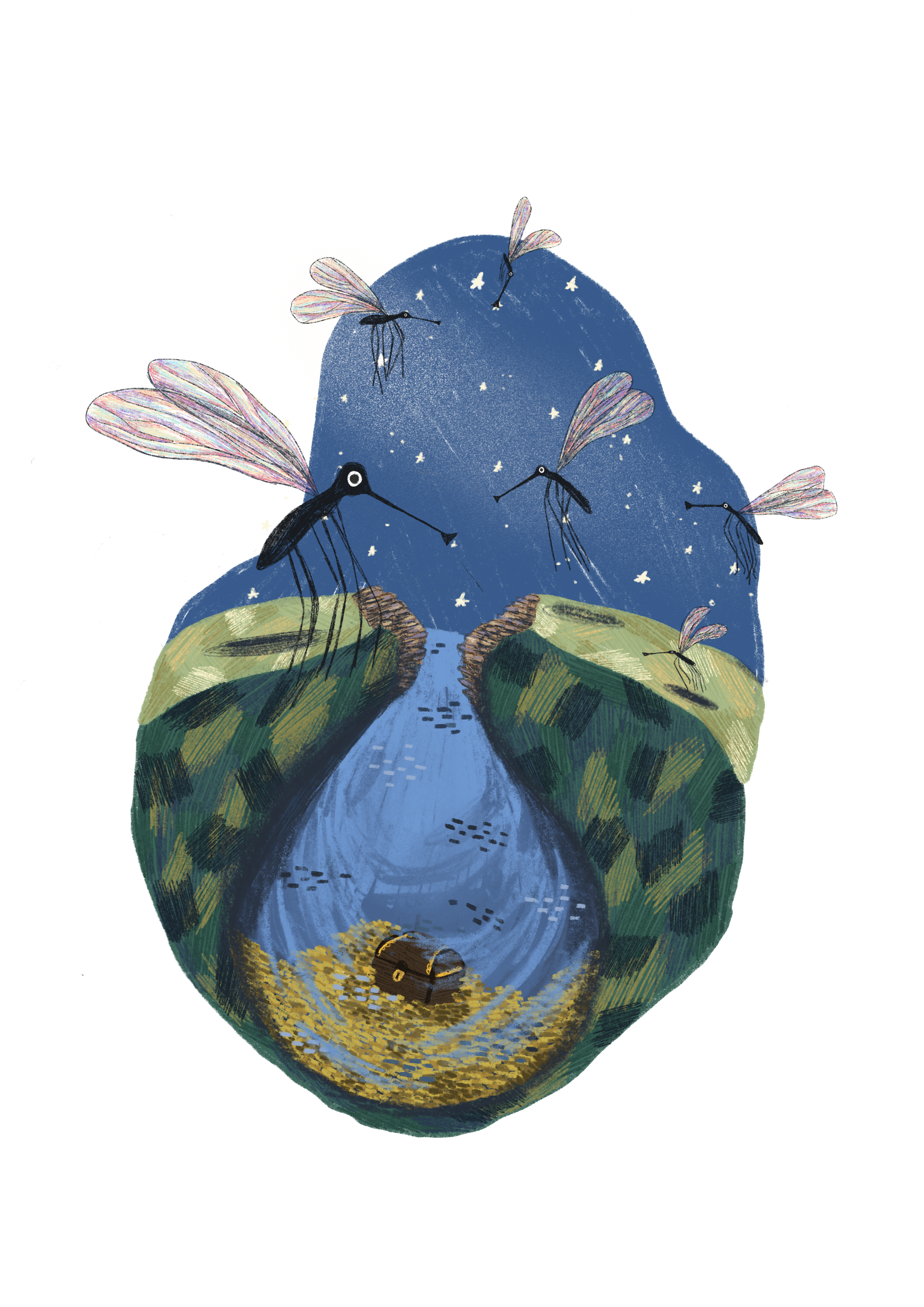 Los mosquitos custodios (il. Victoria Inglés)